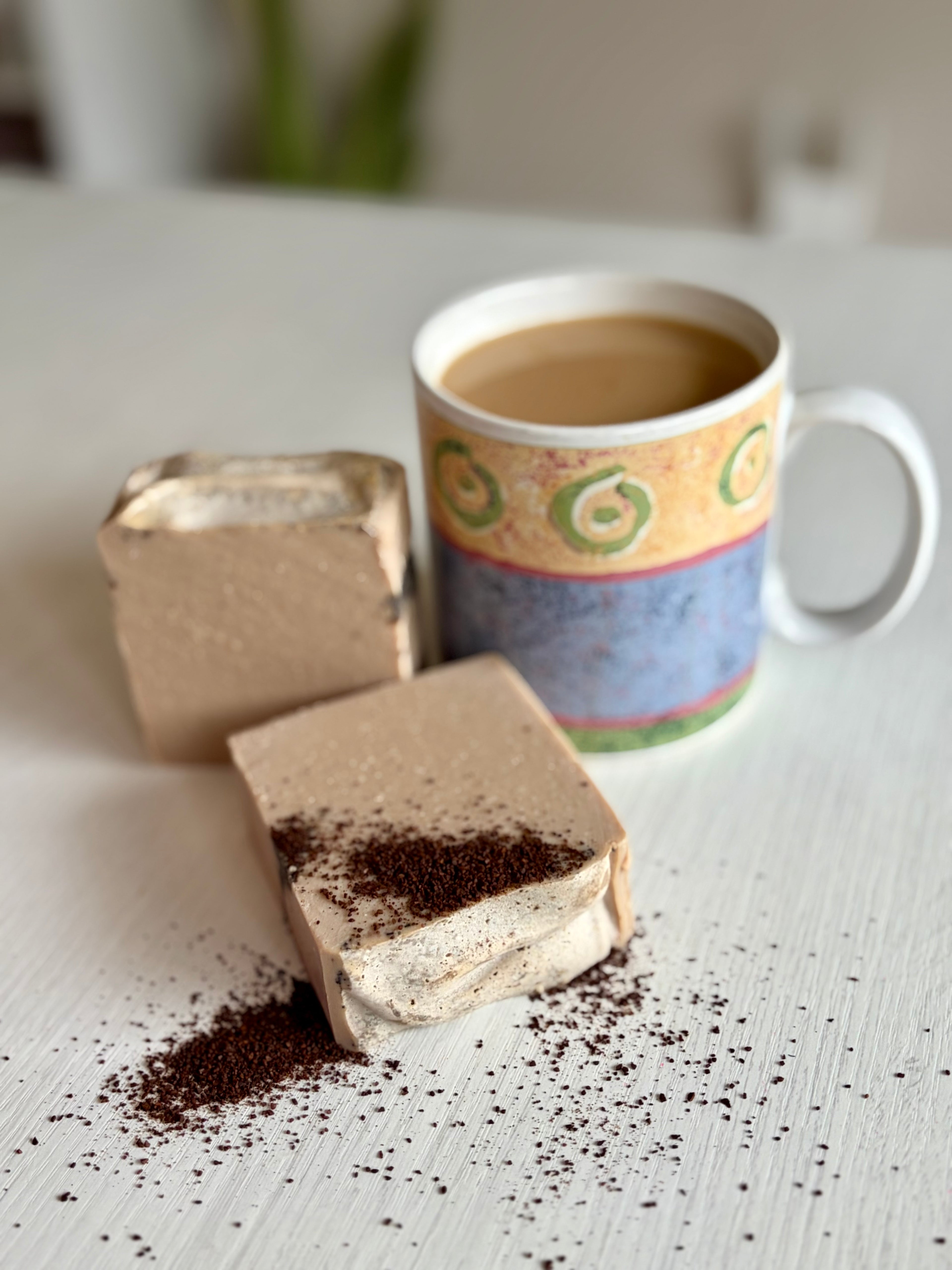 Brewed Coffee, Goat's Milk, and Cashmere Cold-Process Soap